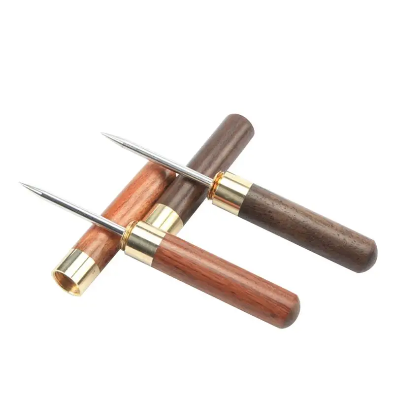 

ROSENICE 2pcs Stainless Steel Tea Needle Tea Tool with Wooden Handle for Breaking Prying Tea Cake Brick (Rosewood and Ebony)
