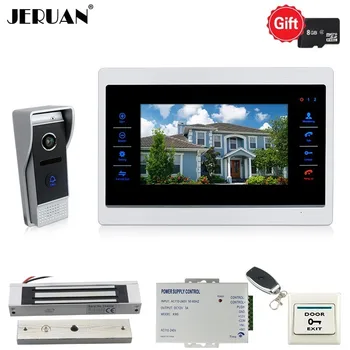 

JERUAN 10 Inch 720P AHD LCD Video Door Phone Doorbell Unlock Intercom System KIT Monitor 1.0MP HD Camera With Motion Detection