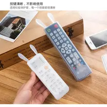 Ночной флуоресцентный пульт дистанционного управления чехол для пульта светящийся кролик пульт дистанционного управления ТВ кондиционер пульт дистанционного управления Пылезащитная крышка пульт дистанционного управления C
