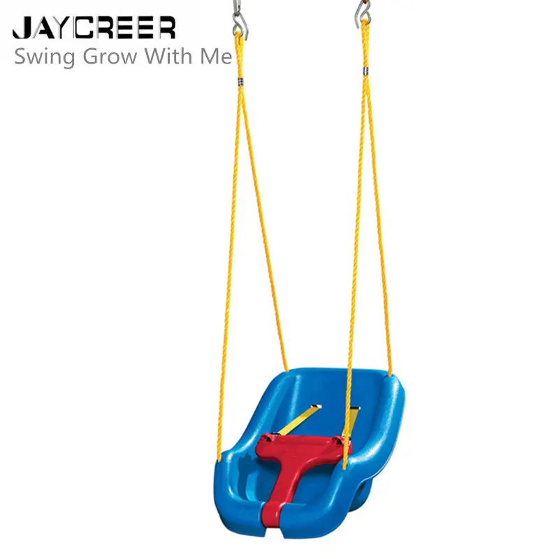 

JayCreer 2 -in- 1 Secure Grow With Me Swing Toddler Swing Seat