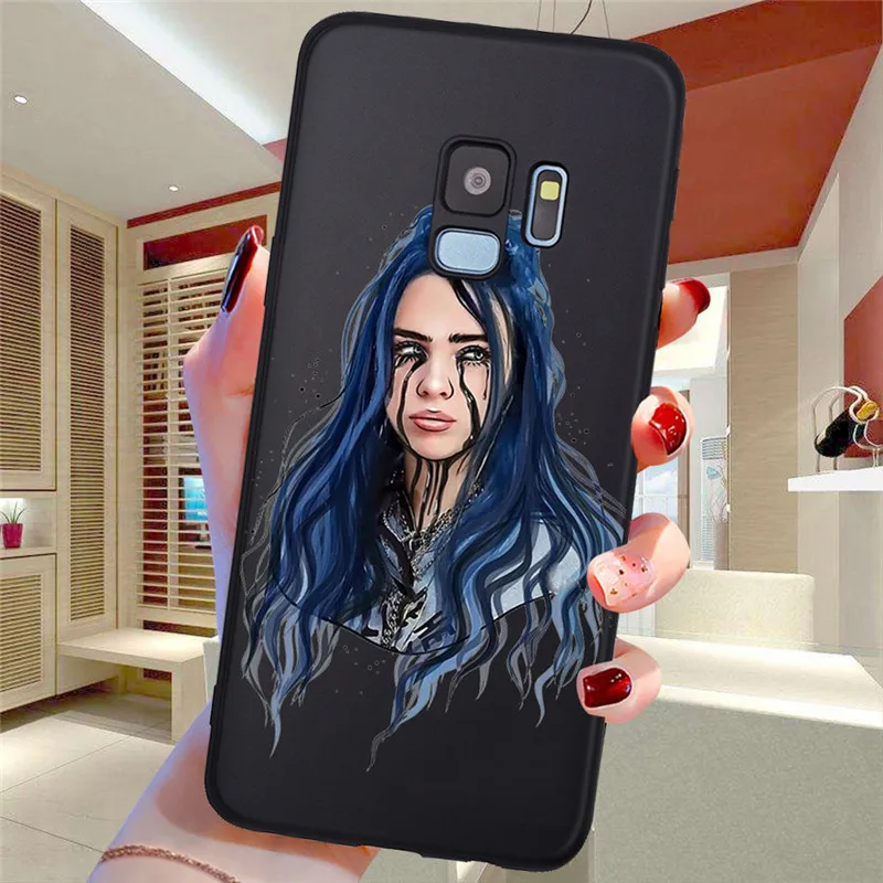 Billie eilish для Samsung Galaxy S6 S7 край S8 S9 S10 S10e Plus Note 8, 9, 10, A30 A40 A50 A60 A70 M10 M20 чехол для телефона чехол