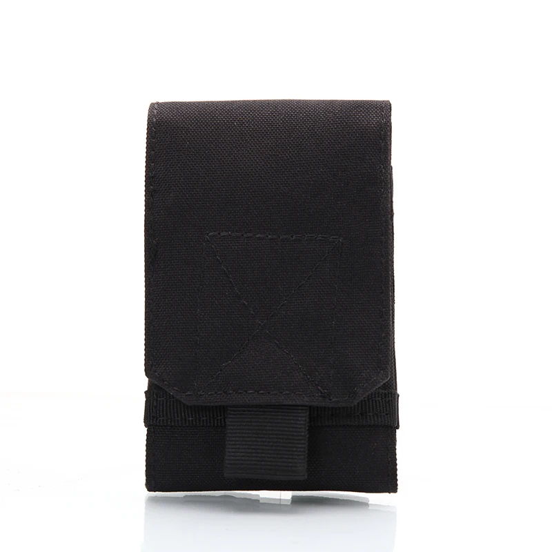  Outdoor Tactical Phone Bag MOLLE Army Camo Camouflage Bag Hook Loop Belt Pouch 1000D Nylon Mobile P - 32898615761