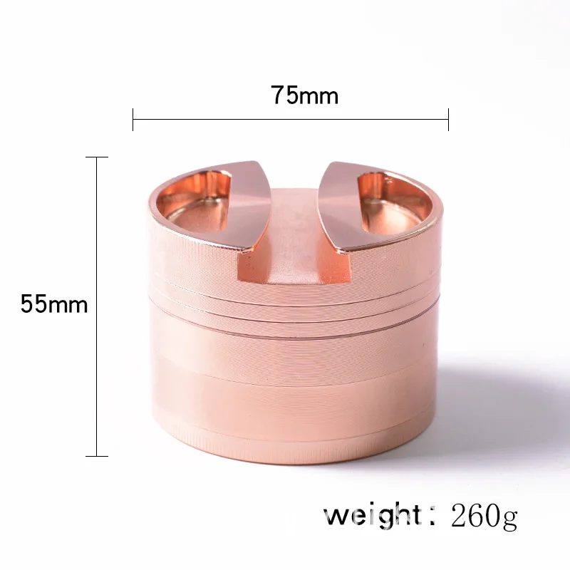 

Large Herb Grinder 75mm Big Grinder Smoke Pipe Smoking Accessories Tobacco Wiet Grinder 4 Layer Crusher