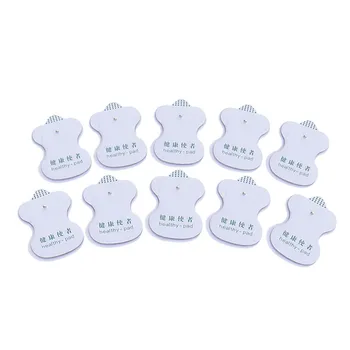 

10 pcs/set White Electrode Pads For Tens Acupuncture Digital Therapy Machine Massager Tools