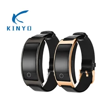 Ips цветной экран умный Браслет Монитор артериального давления умный браслет с напоминанием спортивный браслет из натуральной кожи ловушка