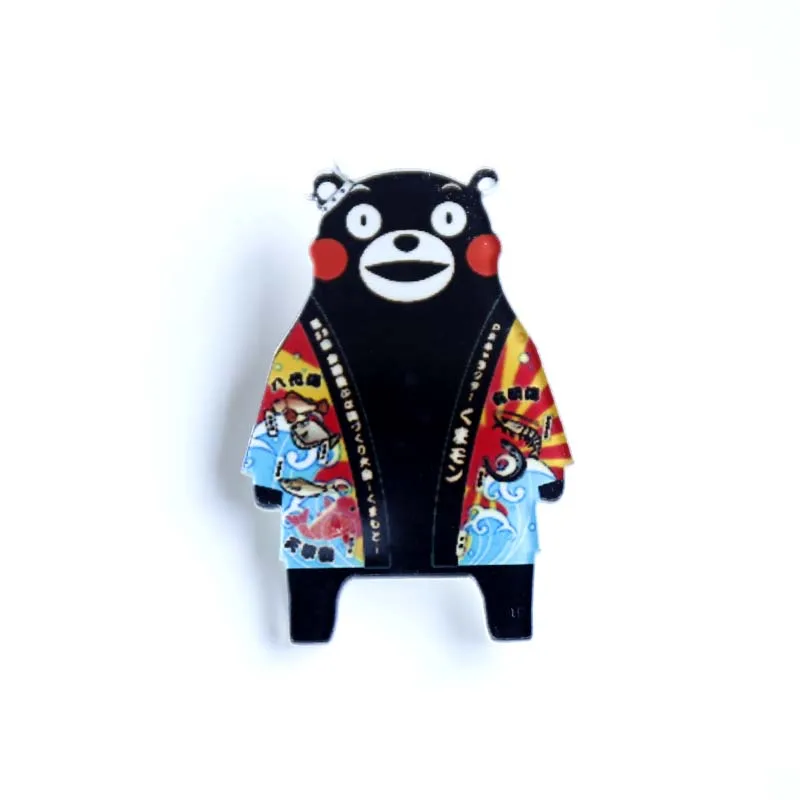 Nengdou Y25 значок Медведь Аниме значок акриловая брошь для одежды значки на рюкзак на воротнике шарф с лацканами милые булавки дети kawaii значки