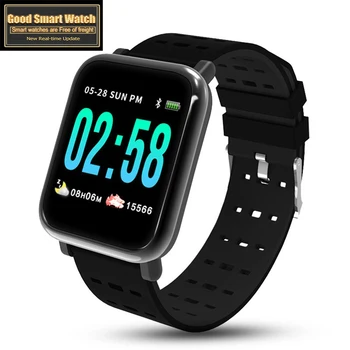 

New2019 A6 Smart Watch Men Women Heart Rate Monitor Sport Fitness Tracker Blood Pressure Waterproof SmartWatch Clock IOS Android