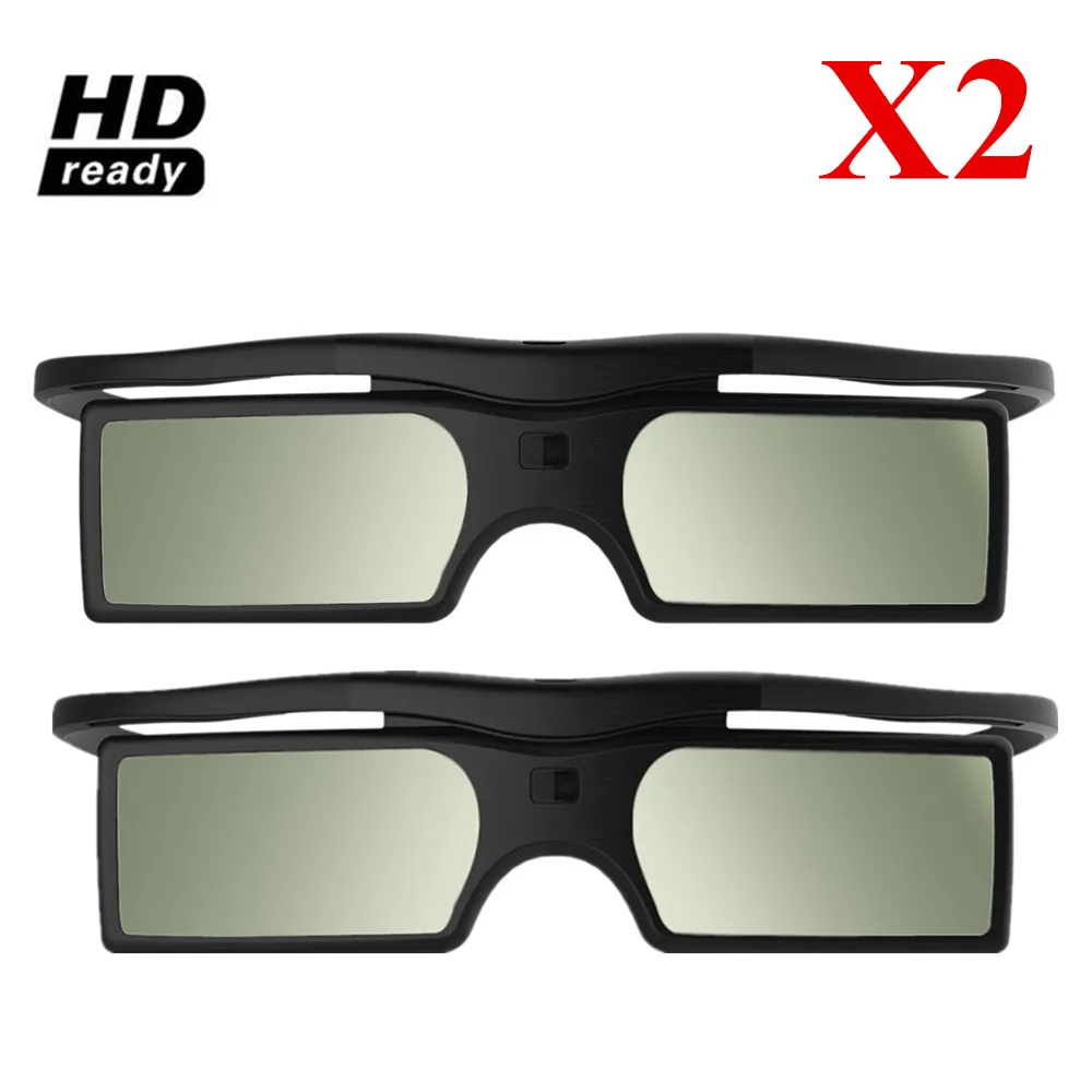 

2pcs Official Universal 3D Bluetooth Rechargeable Active Shutter Glasses for Sony/Panasonic/Sharp/Samsung 3D TV replace SSG5100