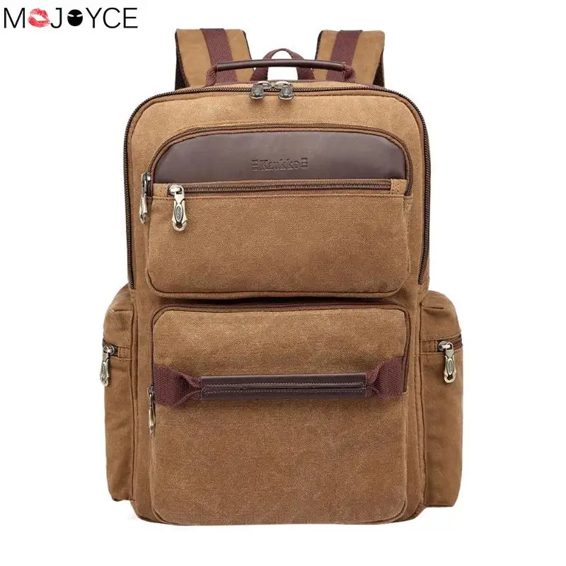

Large Capacity Travel Casual Backpack Canvas Shoulders Bag