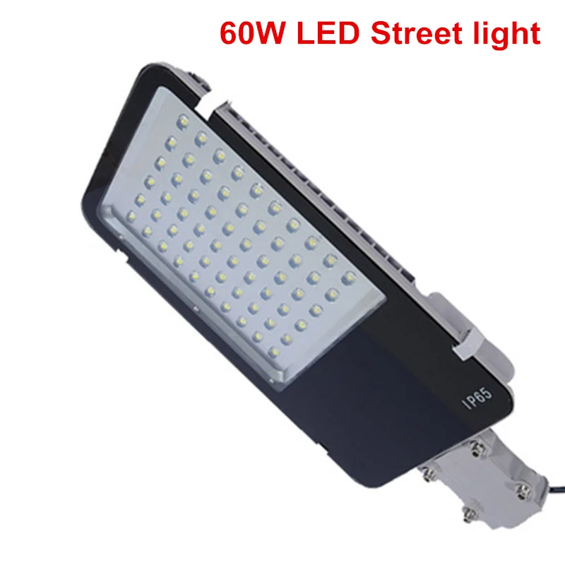 Super Heldere 60 W Led-straatverlichting DC12V DC24V AC85-265V LED Road licht Hoge kwaliteit LED Outdoor Straat licht DHL Gratis verzending