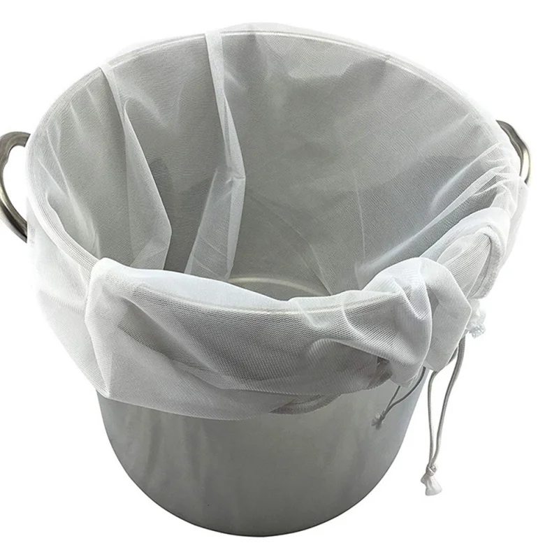 

Filter Bag Fruit Drawstring Bag Repeatable Extra Large Filter Bag Multi-function Food Filter Bag for Herb Loose Tea