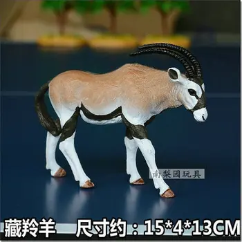

Children's toy imitation animal model boy baby plastic gummy Wolf horse wild animal park small tiger