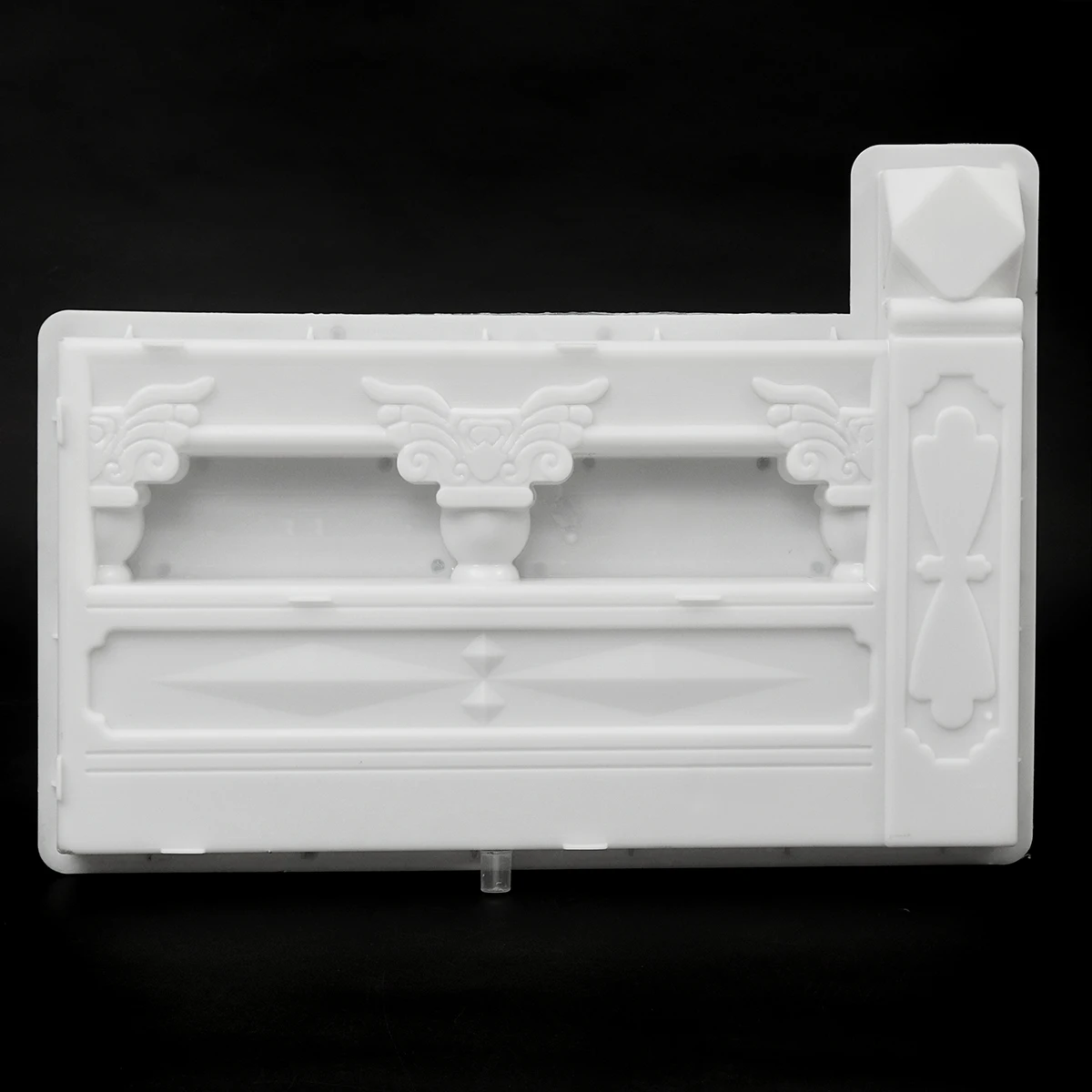 DIY Concrete Mold Fence Plastic Mold Flower Pool Brick Garden Courtyard