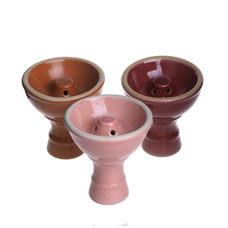Smoking Dogo New Arrival 7.8cm Height Clay Vortex Shisha Bowl Clay