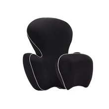 Подголовник автомобиля Подушка для сиденья пены памяти медленно реагирует Массажная Подушка Авто подголовник идеально подходит для кривой человеческого тела
