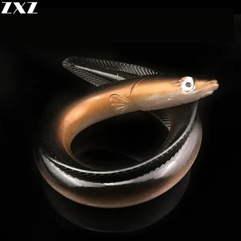 

2Pcs 30cm Swimbait Electric Eel Soft Fishing Lure Artificial Soft Baits Simulation Lifelike Saltwater Fish Carp Catfish Bass