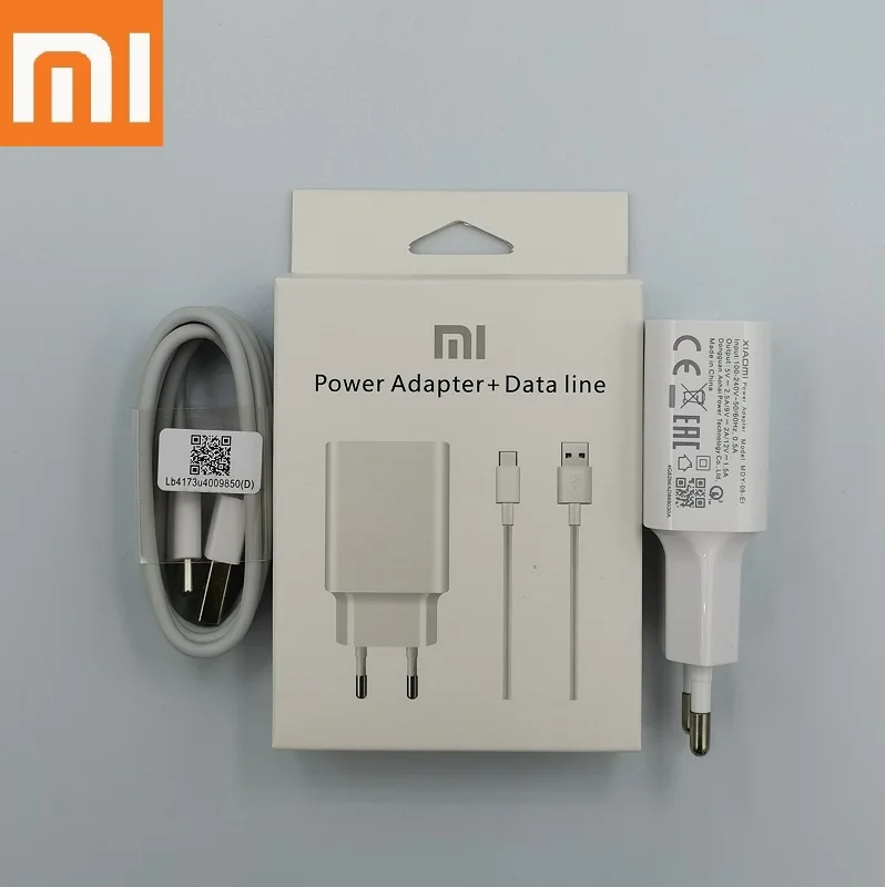 

original mi8 charger QC3.0 quick 12v 1.5a 9v 2a EU wall fast charge adapter typec cable for mi 8 se 8 6 mix 3 2s 2 max 3 a2 a1