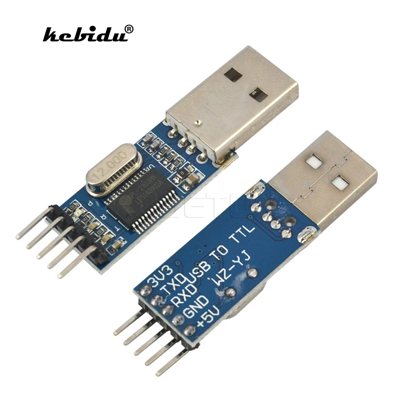 Kebidu рекламный программатор PL2303 с USB на RS232 TTL преобразователь модуль адаптера для