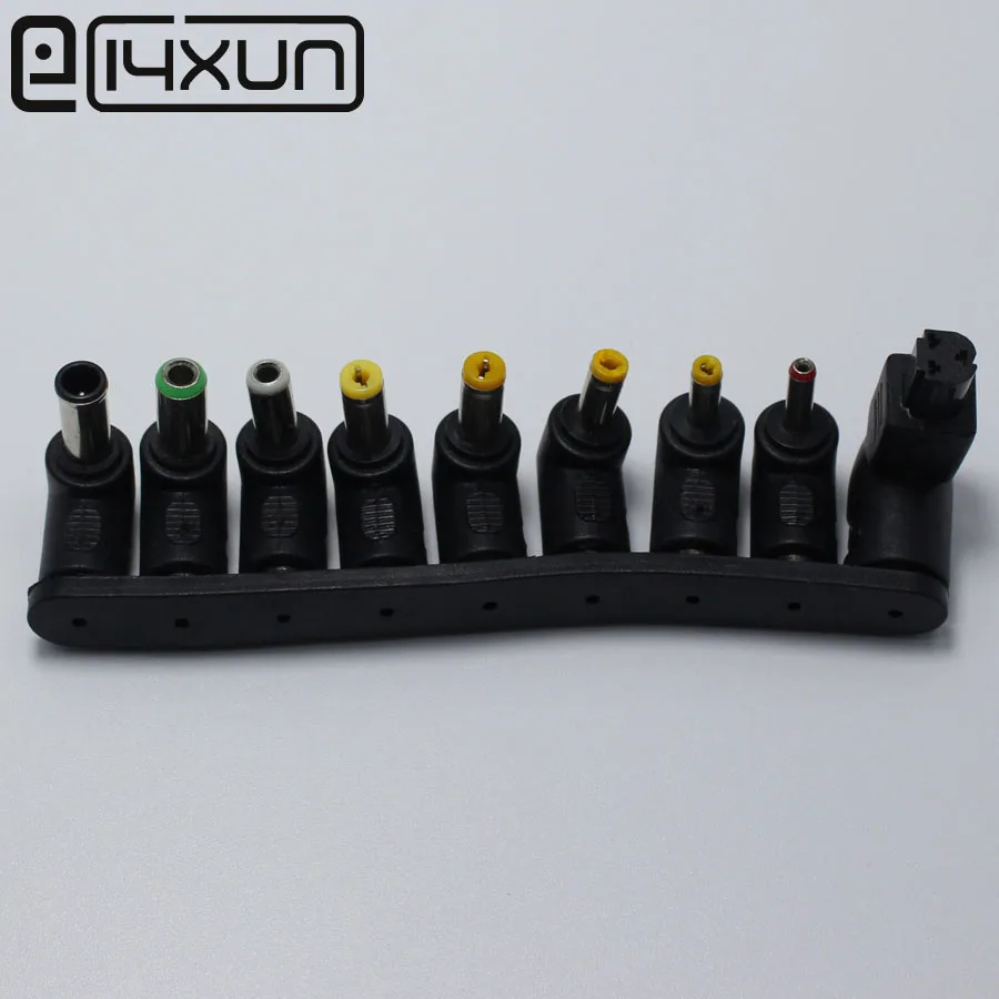 

Universal 1set=9pcs 5.5*2.1mm Jack to DC Plugs for Laptop AC Power Adapter Computer Tips Connectors for Notebook