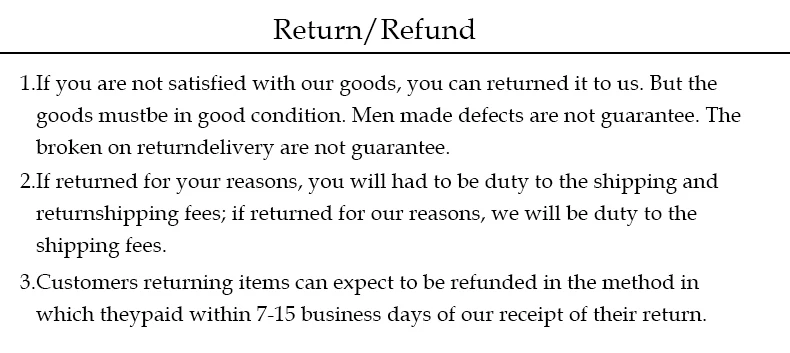 return ,refund