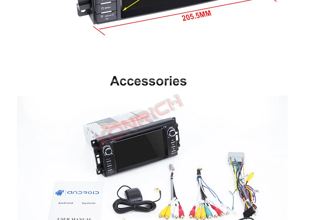 Best 2 Din Android 8.1 Car DVD Player For Jeep Grand Cherokee Chrysler 300C Compass Patriot Dodge Sebring GPS Navigation Radio Stereo 28