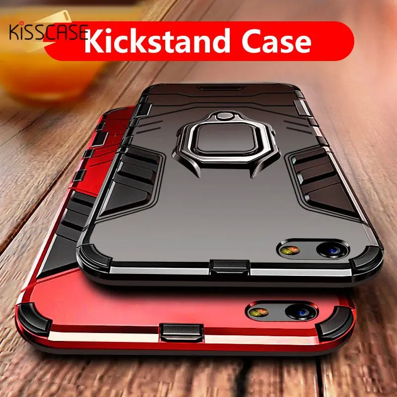 

KISSCASE Kickstand Case For xiaomi mi a2 Max For redmi note 7 pro note 5 Magnetic Holder Case For Xiaomi 6 Pro Note 5A 6A mi8