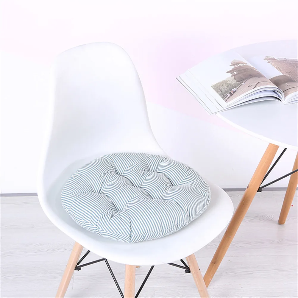 Полиэфирное волокно мягкая круглая подушка для стула подушка для сиденья для патио дома автомобиля офиса диван напольная Подушка Татами Подушка домашний текстиль