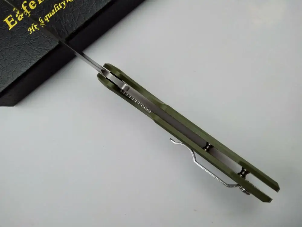Eafengrow карманный складной нож лезвие G10 Ручка Кемпинг Охота Выживание