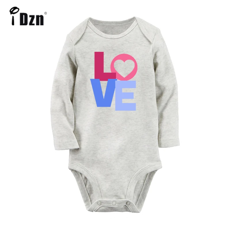ieBaby1417GC I Love You красное сердце MRS дизайн новорожденных для маленьких мальчиков обувь девочек униформа-комбинезон печати младенческой Боди Одежда х - Цвет: ieBaby1417GC