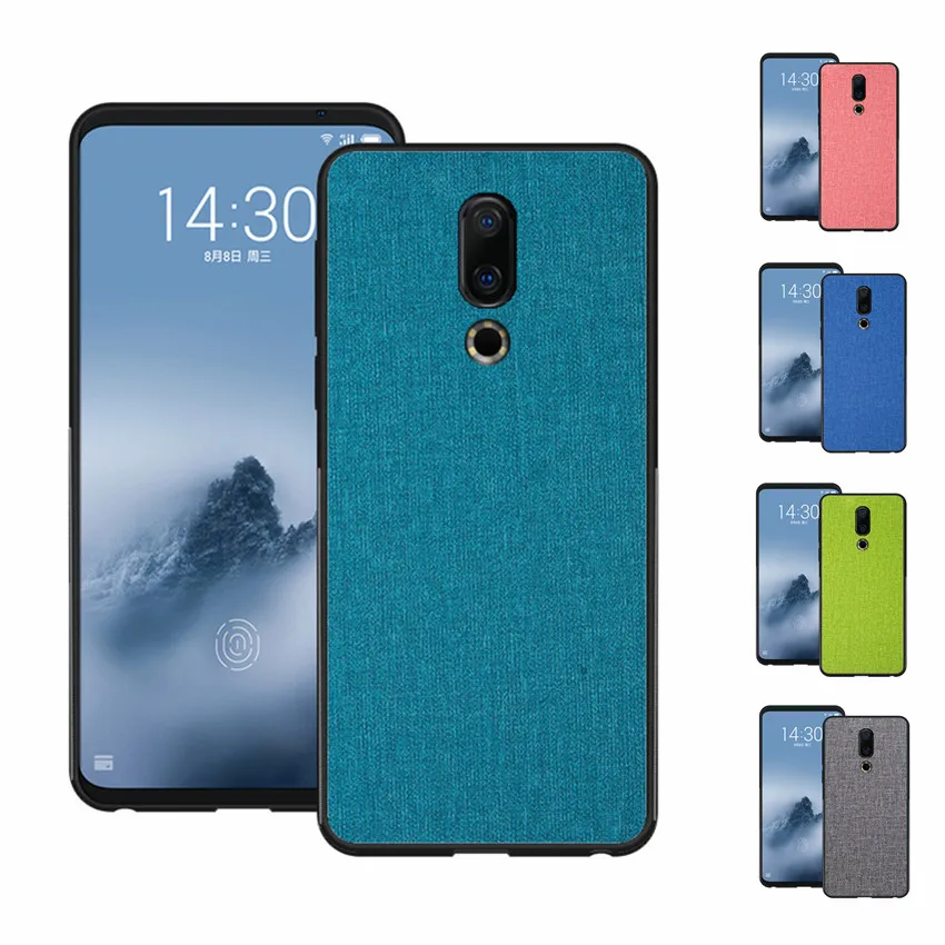 Для meizu 16th чехол 16 plus задняя крышка Ткань Силиконовый ТПУ ударопрочный для th |