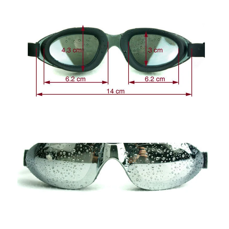 Natación gloggle profesional impermeable claro Gafas anti-niebla UV Natación ajustable natación piscina Natación gloggle profesional impermeable claro Gafas anti-niebla UV Natación ajustable natación piscina