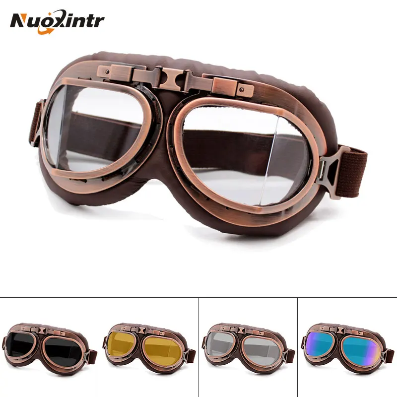 

Nuoxintr Retor Motorcycle Goggles Outdoor Motorcycle Glasses Sport Dirt Bike For Harley Moto Protection Eyewear UV Protection