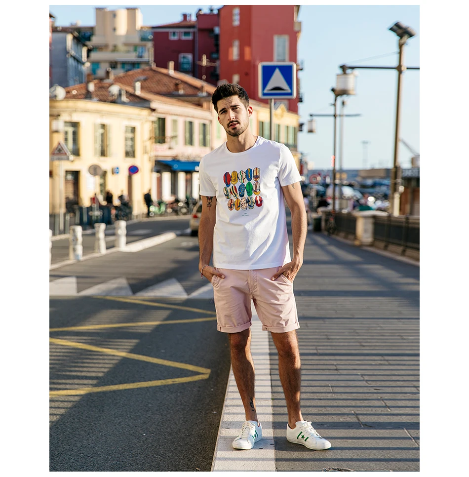 Тан Лето г. Новые однотонные х/б мужские шорты Slim Fit по колено повседневное для мужчин одежда Высокое качество, большие размеры 9 цвет доступны