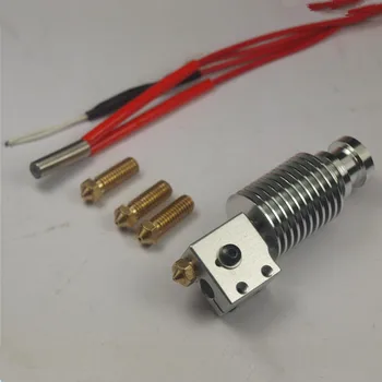 

v6 Volcano All Metal HotEnd nozzle pack for DIY Reprap 3D printer 1.75/3 mm filament Nozzle include 0.6/0.8/1.0/1.2mm