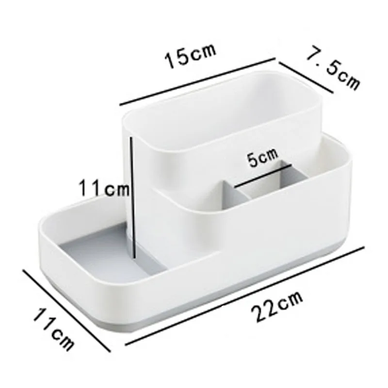 1 Pcs Creative Makeup Organizer Plastic Detachable Grid Finishing Storage Box Cosmetics Desktop Rack Organizador 2019 Hot