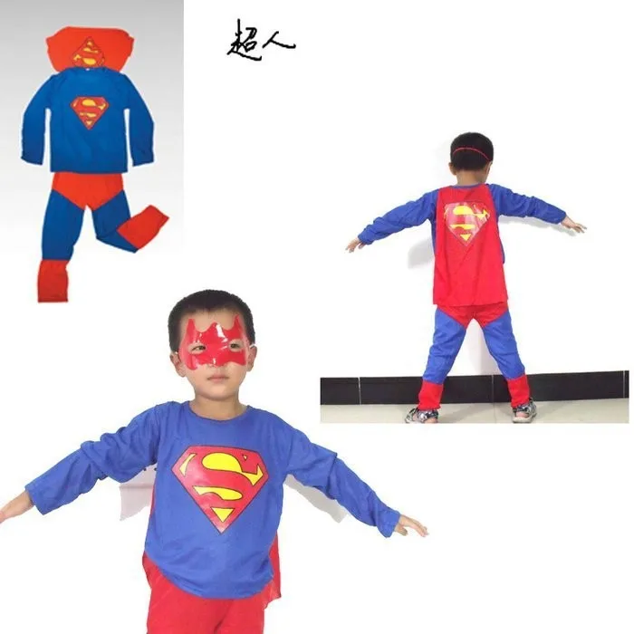 Комплекты одежды для малышей на Хэллоуин; костюмы Зорро для мальчиков с человеком-пауком/Бэтменом/Суперменом; детская одежда для костюмированной вечеринки; подарок