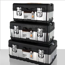 Multi-Function Toolbox Home Vehicle Maintenance Hand-Held Art Portable Hardware Storage Box Repair Tool Box Case