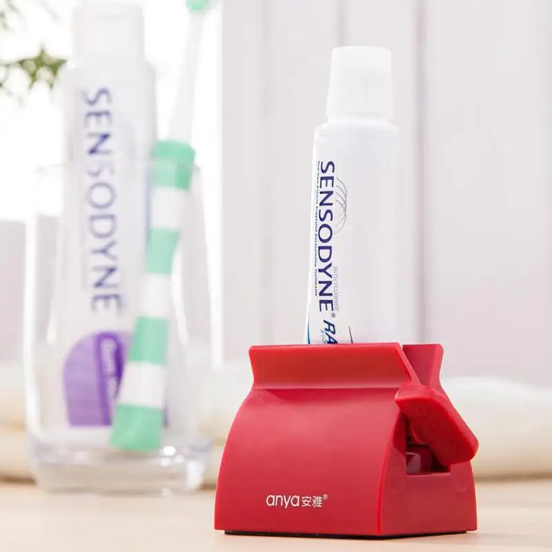 

hot! Toothpaste device Multifunctional Toothpaste Dispenser Facial Cleanser Squeezer Clips Manual lazy toothpaste Squeezer Press