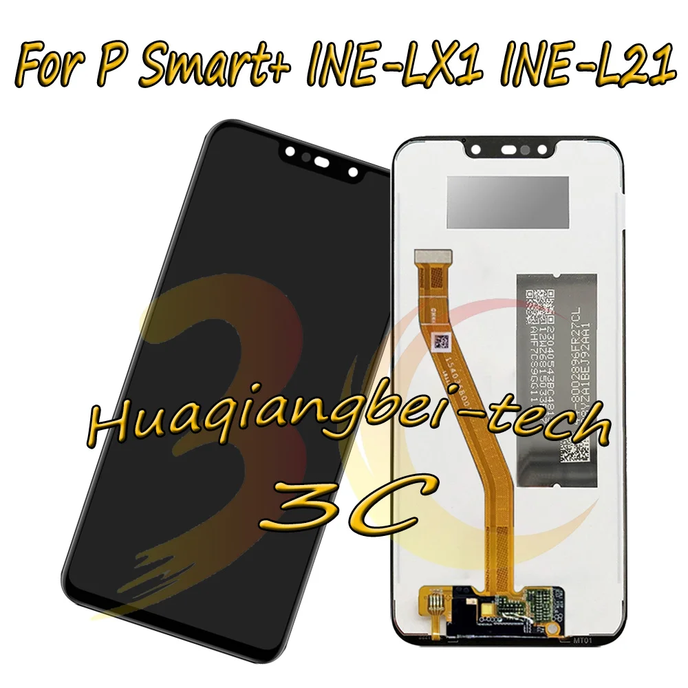 6 3 ''Новый Для huawei P Smart + (P Plus) INE LX1/INE L21 Полный ЖК дисплей кодирующий