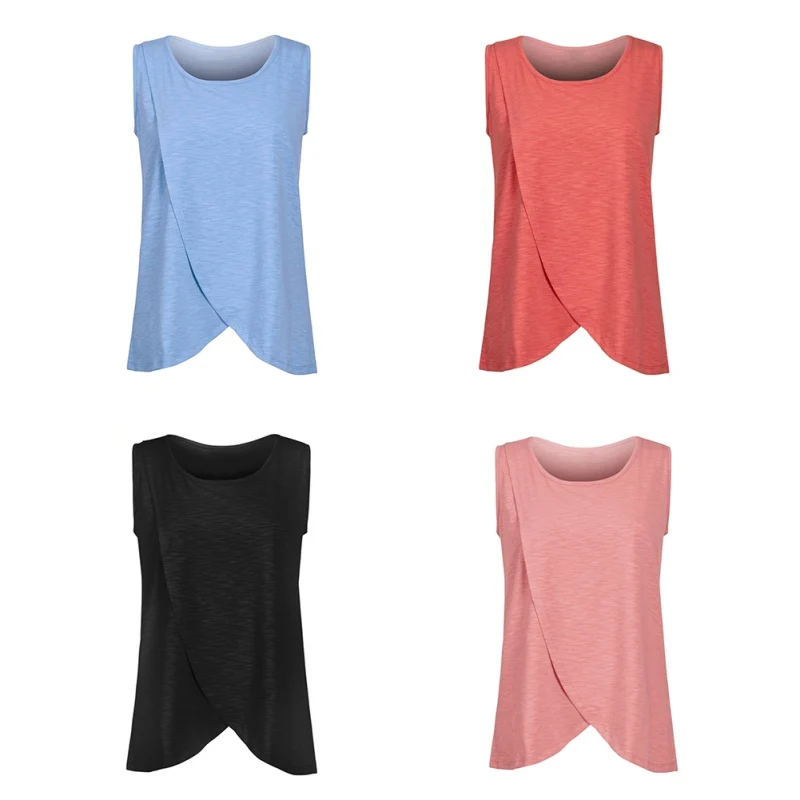 Loozykit Summer Women Maternity Nursing Tops Cotton Maternity Breastfeeding Top Pregnancy Lactation T-Shirt Breastfeeding Cloth