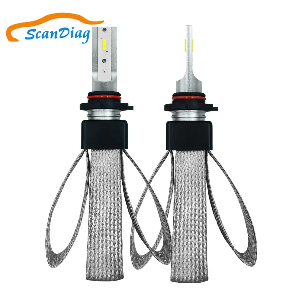 SCANDIAG 1 Pair 9005 LED Headlight Bulbs, HB3 CREE Chips, 60W 9600LM 6000K Extremely Bright Conversion Kit SCANDIAG 1 Pair 9005 LED Headlight Bulbs, HB3 CREE Chips, 60W 9600LM 6000K Extremely Bright Conversion Kit