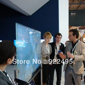 

New promotion 10% off, Free delivery cost ------55inch USB Interactive dual touch foil through glass, Support win7/8 and android