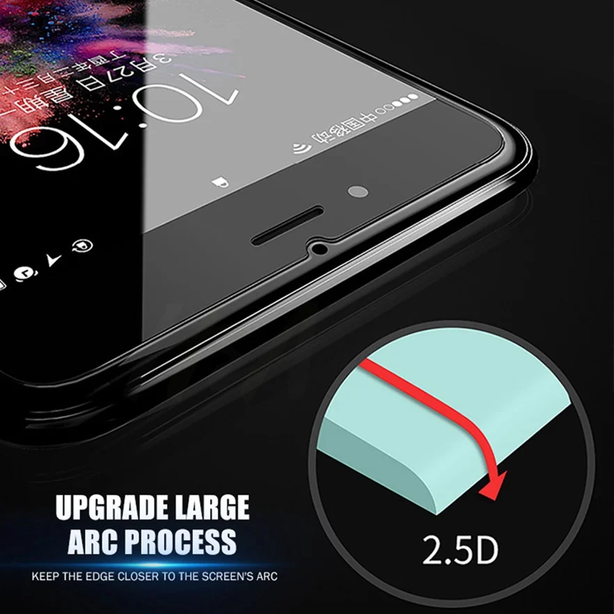 Reaoom 5D Tempered Glass for Huawei P20 Full Cover Glass Protective Film Curved Edge Screen Protector for Huawei P20 Glass 3D    (6)