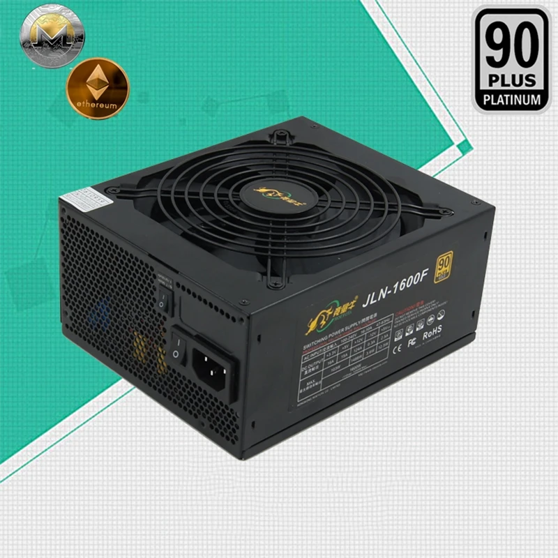 1600 Вт чехол для сервера 4U блок питания майнинга ATX модульный asic bitcoin и др. подходит