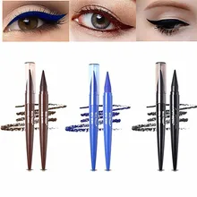 Черная, синяя, коричневая подводка для глаз, карандаш, защита от пота, красочная подводка для глаз, водостойкая ручка, прецизионные Гладкие инструменты для макияжа