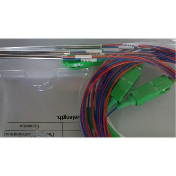 

free shipping 50pcs 1310/1550nm 1x2 Splitter FBT 1X2 fiber coupler SC/APC connector