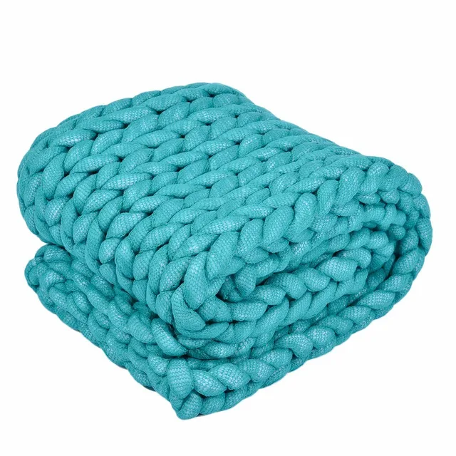 Aliexpress.com : Buy Hot Yarn Knitted Blanket Handmade Soft Thick Line