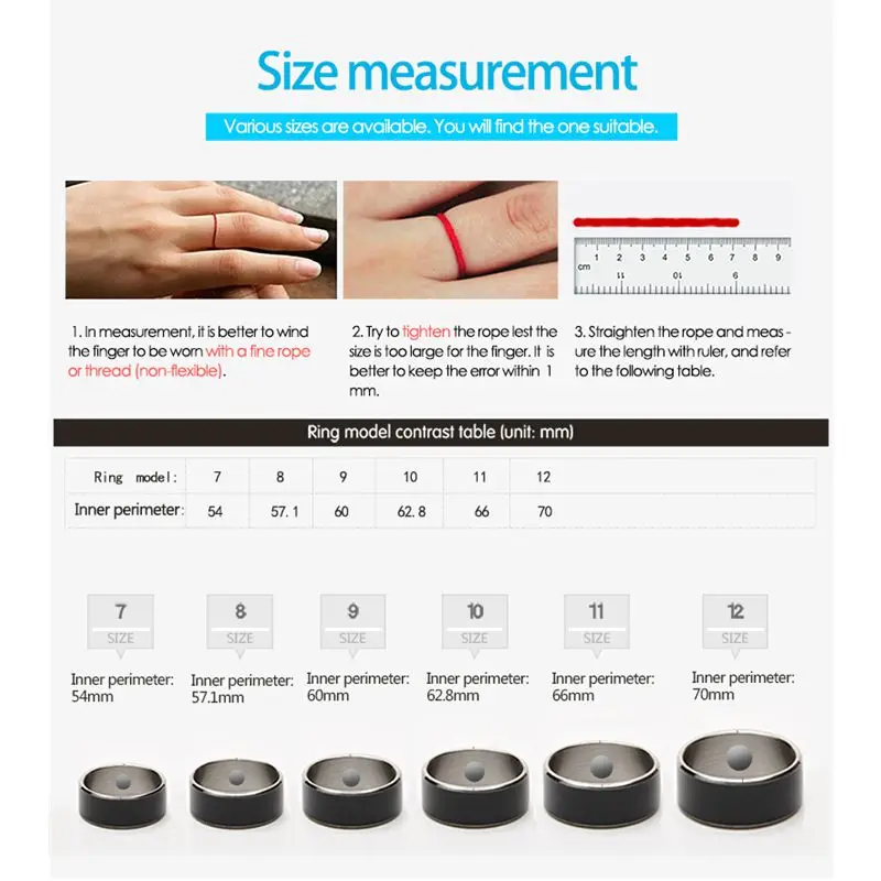 Оригинальные умные кольца Jakcom R3F NFC Magic Ring мужские для Samsung HTC Sony LG Android Windows