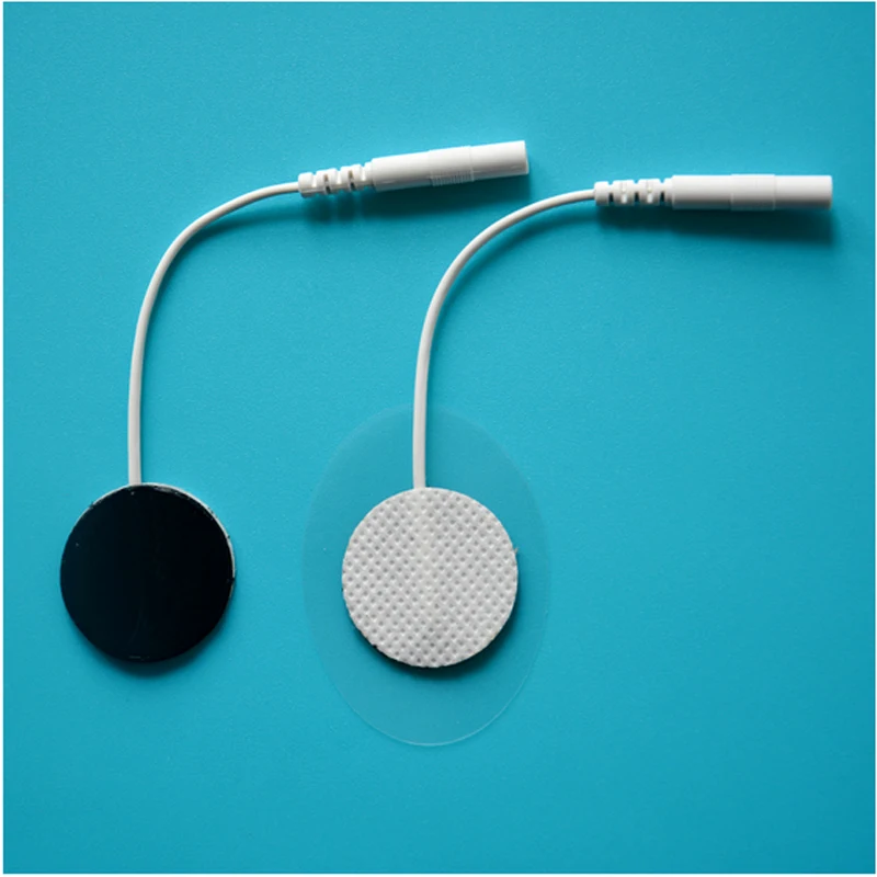 

30pcs/lot Reusable and replacement round shape self-adhesive electrode pads for EMS/TENS device for Children KXS-P13
