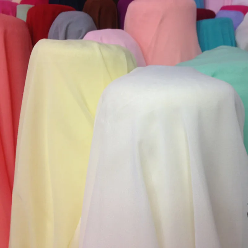 Envío gratis 102 colores en stock forro de tela para el vestido de tela de  Gasa suave material de tela 100d georgette telas boda DIY|georgette  fabric|cloth fabricfabric wedding - AliExpress